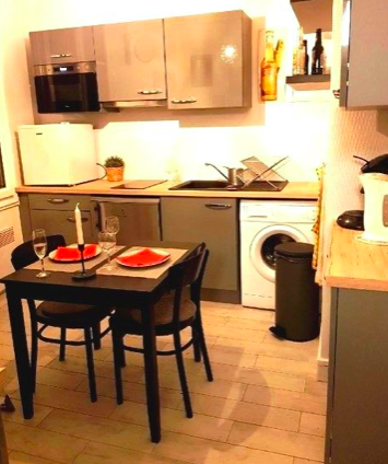 Cuisine Studio, 1 Pièce · 25 m², 550 €· Tours 37000 · Quartier Grammont à Tours