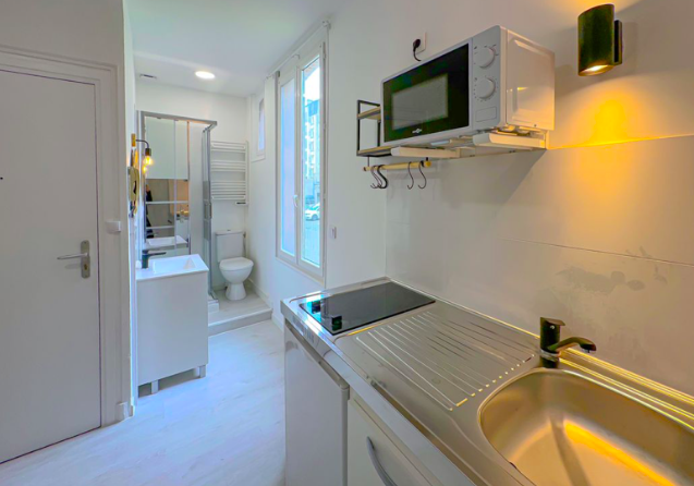 Cuisine Studio, 340 €, 1 Pièce · 11 m² · Le Mans 72000 · Quartier Centre-ville - République - Jacobins à Le Mans
