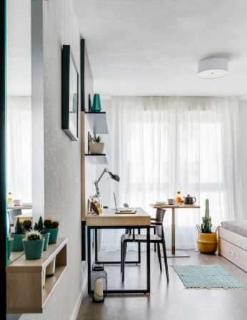 Chambre Studio, 530 €, 1 pièce 17 m² · Nantes 44000 · Quartier Graslin à Nantes
