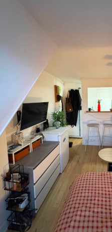 Salle de bain Studio, 550 €, 1 Pièce · 14 m² · Paris 75009 · Quartier Grands Boulevards à Paris