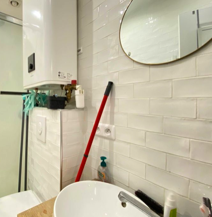 Cuisine Appartement, 500 €, 1 Pièce · 12 m²· Pantin 93500 · Quartier Quatre Chemins Sud à Pantin