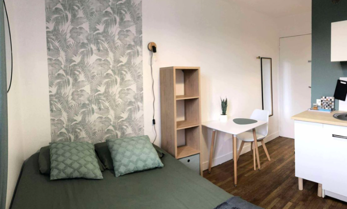 Cuisine Studio, 430 €, 1 Pièce · 13 m² · Amiens 80000 · Quartier St.-Jacques-St.-Roch à Amiens