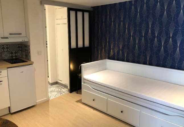 Cuisine Studio, 498 €, 1 Pièce · 17 m² · Rouen 76000 · Quartier Vieux Marché/Cathédrale à Rouen