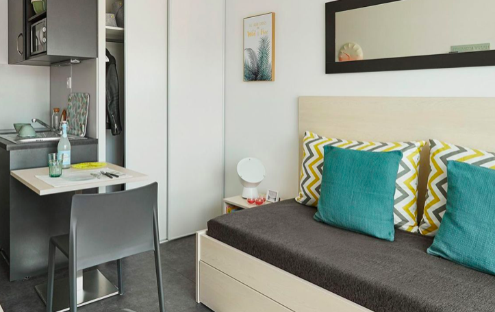 Salle de bain Studio, 546 €, 1 Pièce · 18 m² · Cenon 33150 · Quartier Mairie - Lissandre à Cenon