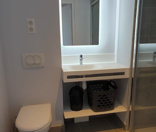 Salle de bain Studio, 550 € charges comprises, 1 Pièce · 17 m² · Bordeaux 33000 · Quartier Victor Hugo Saint-Augustin à Bordeaux