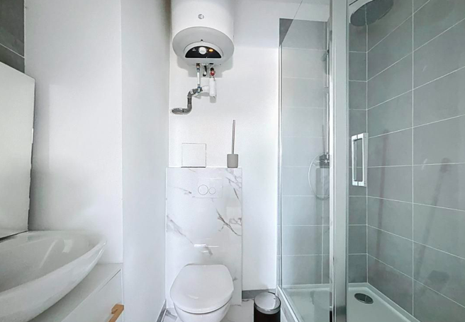 Salle de bain Studio, 500 € charges comprises, 1 Pièce · 12 m² · Montigny-lès-Metz 57950 · Quartier Centre-ville - Botanique à Montigny-lès-Metz