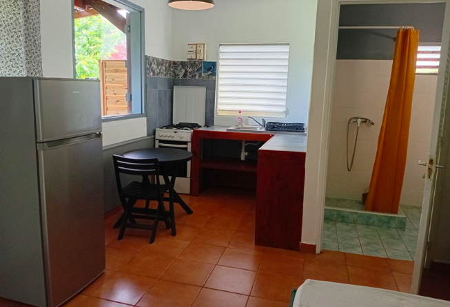 Salle de bain Studio, 550 € charges comprises, 1 Pièce · 24 m² · Saint-Claude 97120 à Saint-Claude
