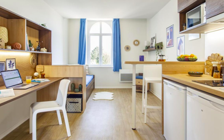 Chambre Studio 510 €, 1 Pièce · 16 m² · Vandoeuvre-lès-Nancy 54500 · Quartier Charmois - Nabécor - Tourtel - Brichambeau à Vandoeuvre-lès-Nancy