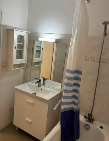 Salle de bain Studio 385 €, 1 Pièce · 22 m² · La Roche-sur-Yon 85000 · Quartier Pyramides - Jean-Yole à La Roche-sur-Yon