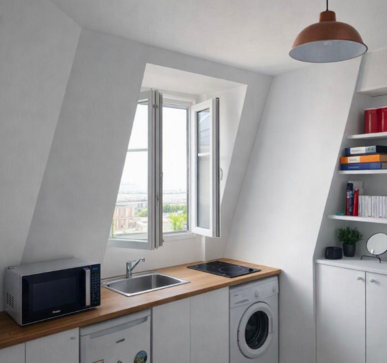 Photo 2 — Studio 565 € charges comprises 1 Pièce, 10 m² · Paris 75018 · Quartier Montmartre - Sacré Coeur - Abbesses à Paris