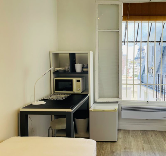 Photo 2 — Studio 590 € 1 Pièce, 10 m² · Paris 75016 · Quartier Maison de la Radio à Paris
