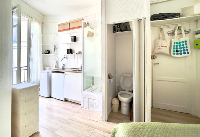 Photo 3 — Studio 650 € 1 Pièce, 12 m² · Paris 75116 · Quartier Henri Martin - Flandrin - Faisanderie à Paris